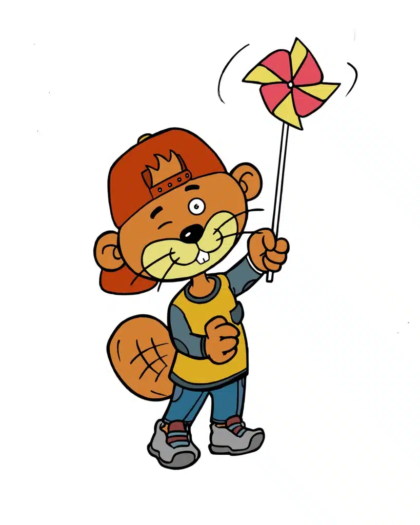 guillaume mazurage dessins character design Kid Castor.1 - couleurs