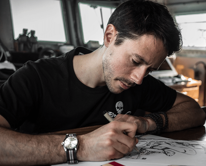 guillaume mazurage portrait couleur
